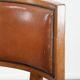 Set of 2 vintage design cocktail chairs/armchairs made of sheepskin leather