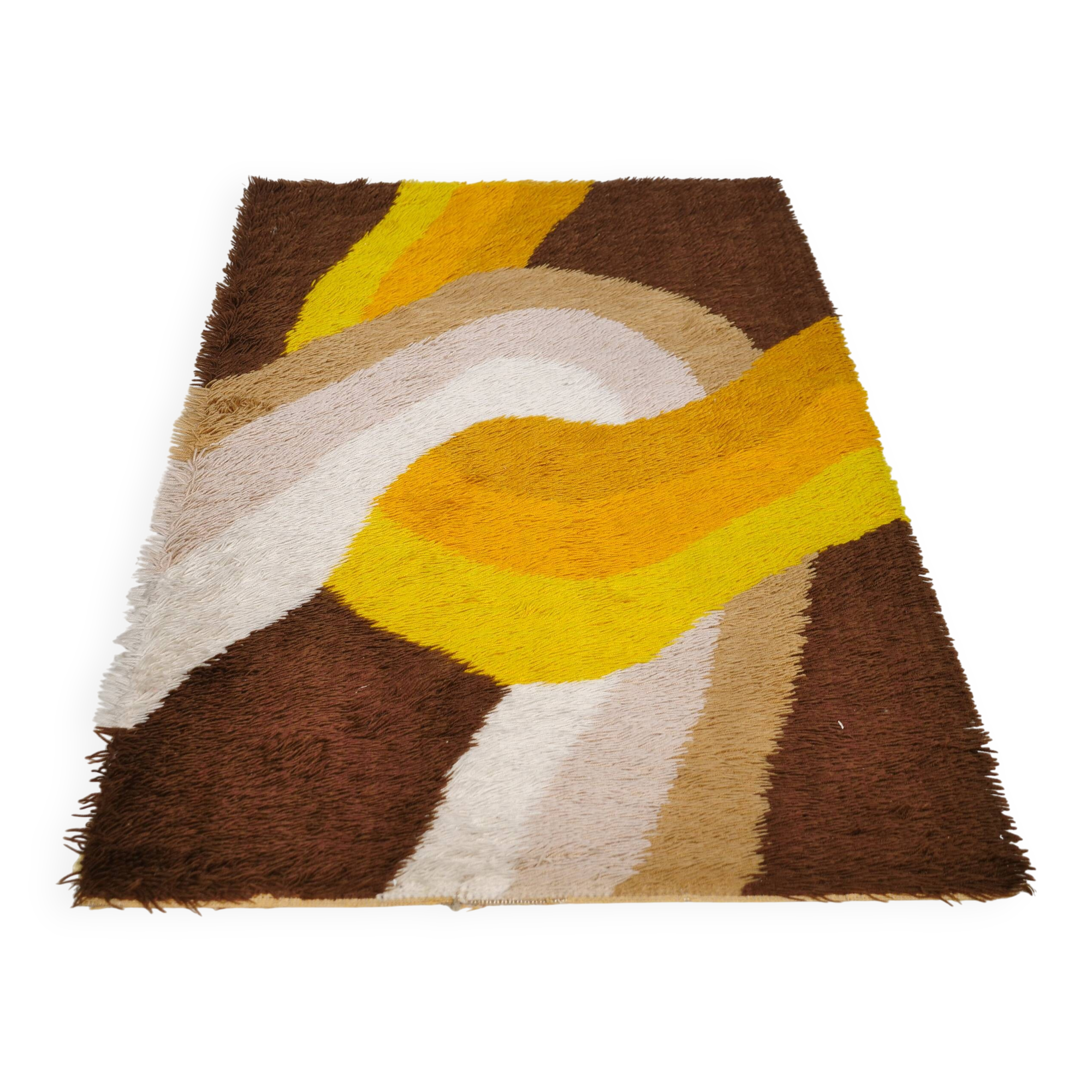 Mid-Century Vintage Space Age Wool Rug by Desso, 1970s