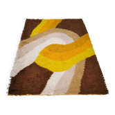 Tapis en laine vintage de style Space Age des années 1970 par Desso.