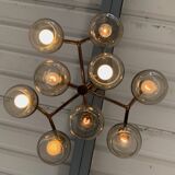 Swedish 9 ball pendant light from the 70s