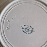Set of 12 Saint Amand ironstone plates, Richelieu model