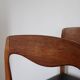 Lot de 8 chaises scandinaves palissandre skaï