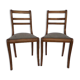 Chaises dossier barrette