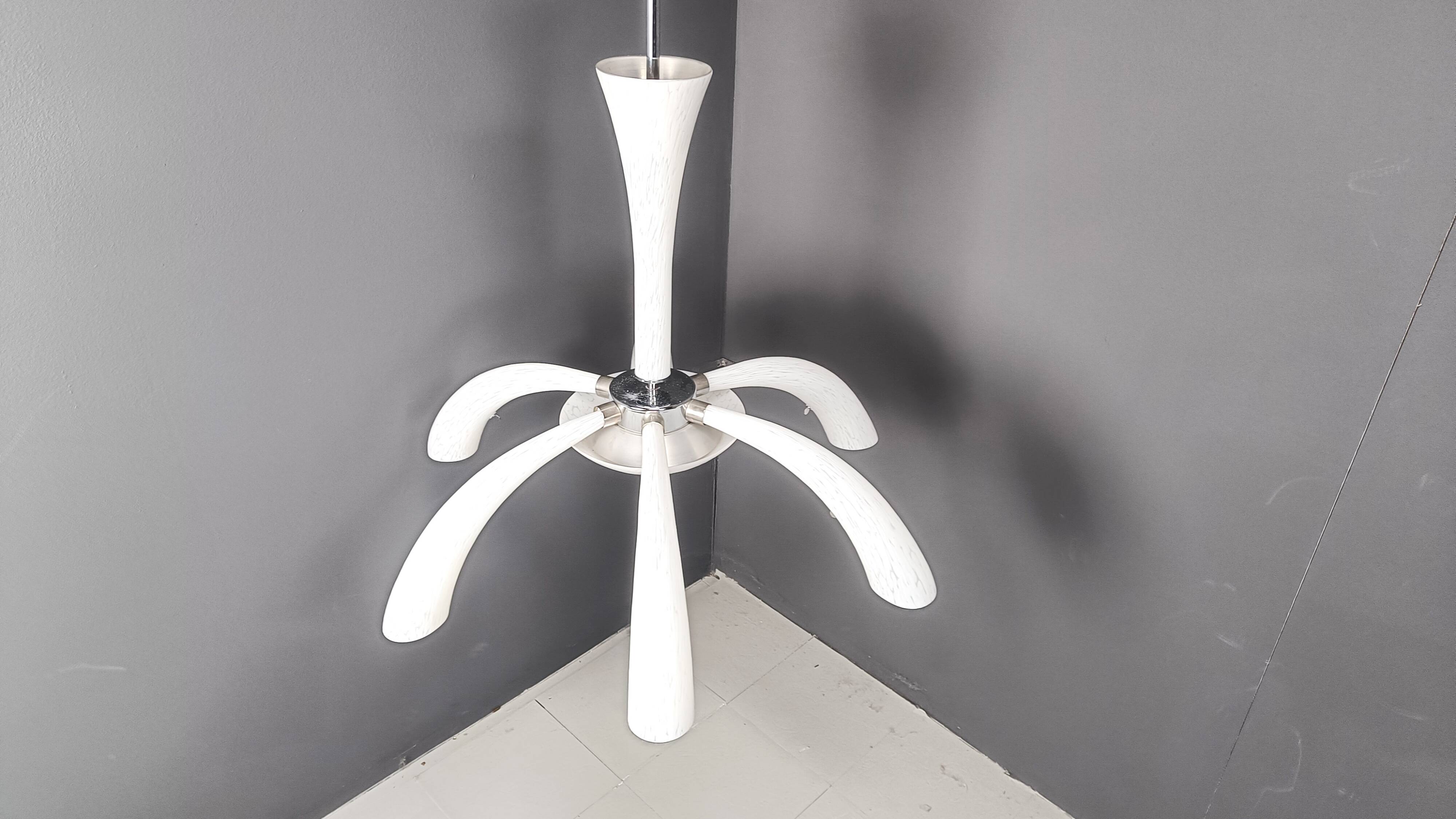 Mid century murano glass chandelier, 1970s
