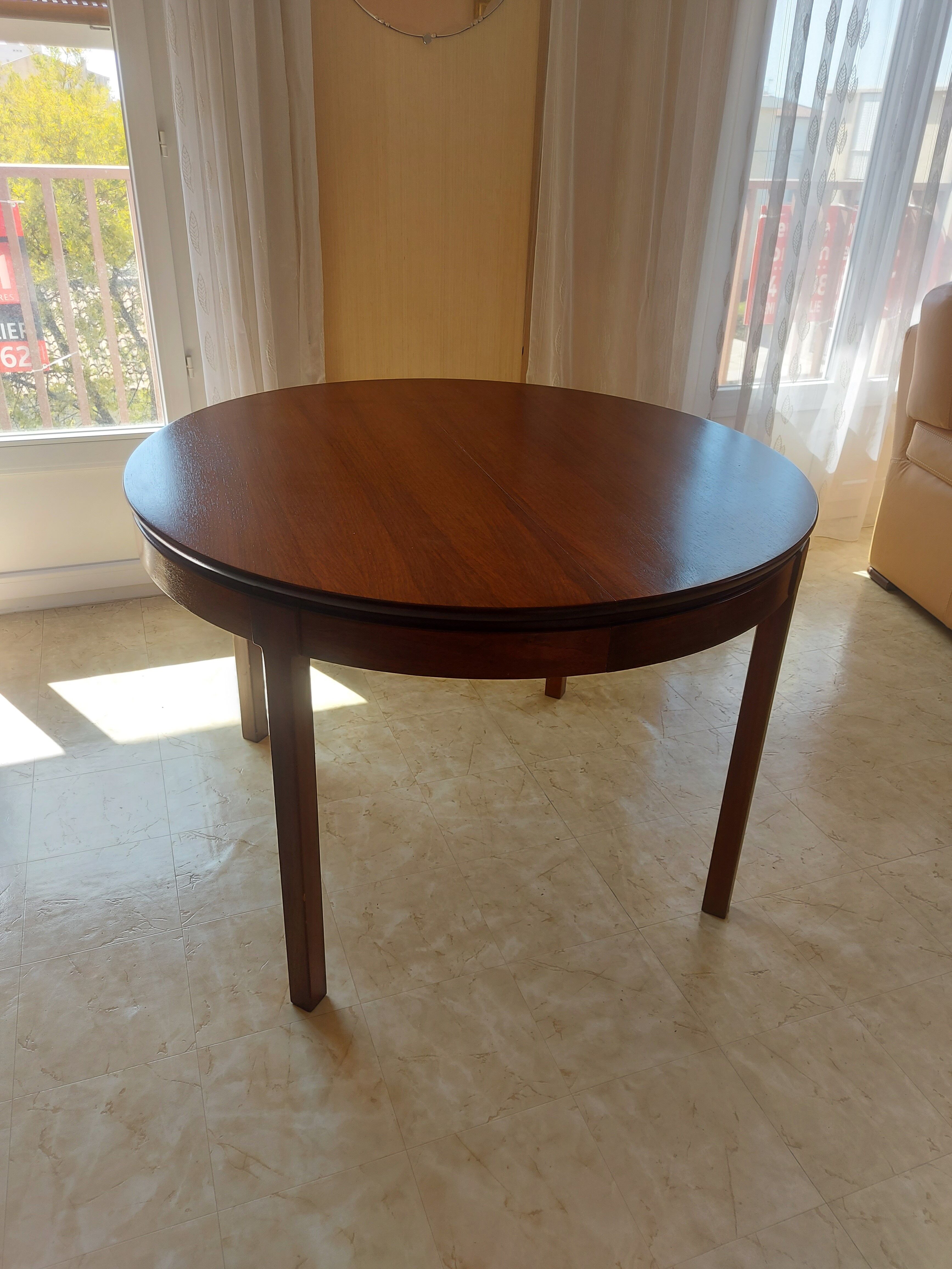 Vintage scandinavian teak table