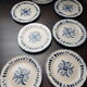 Assiettes Bretonnes avec plat