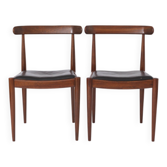 2 des 6 chaises vintage des années 1960 par Alfred Hendrickx pour Belform