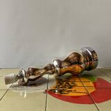 Large vintage mercury glass lamp base - 1960.
