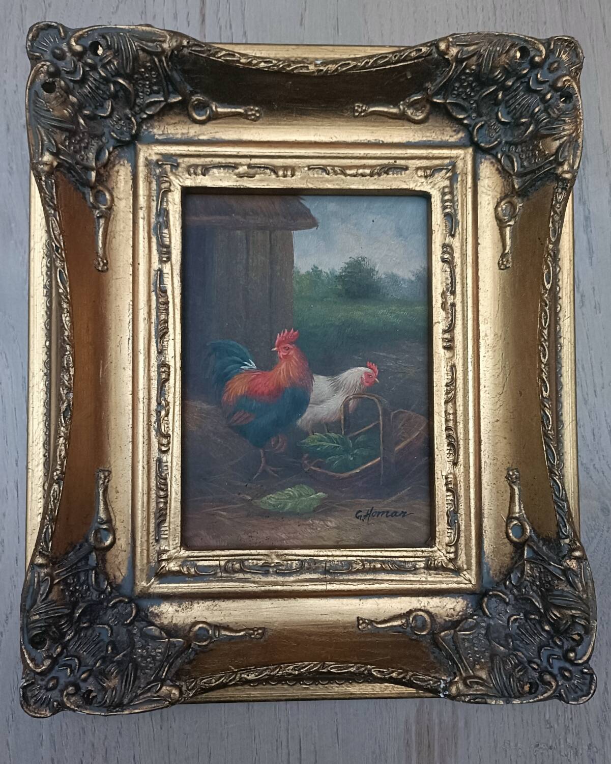 Farmyard painting