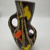 Vase Poet Laval model Venus décor seventies