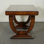 Double-Faced Drawer Desk Art Deco by Theodore Alexander