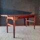 Table basse ajustable Danoise par Niels Bach pour A/S Mobler