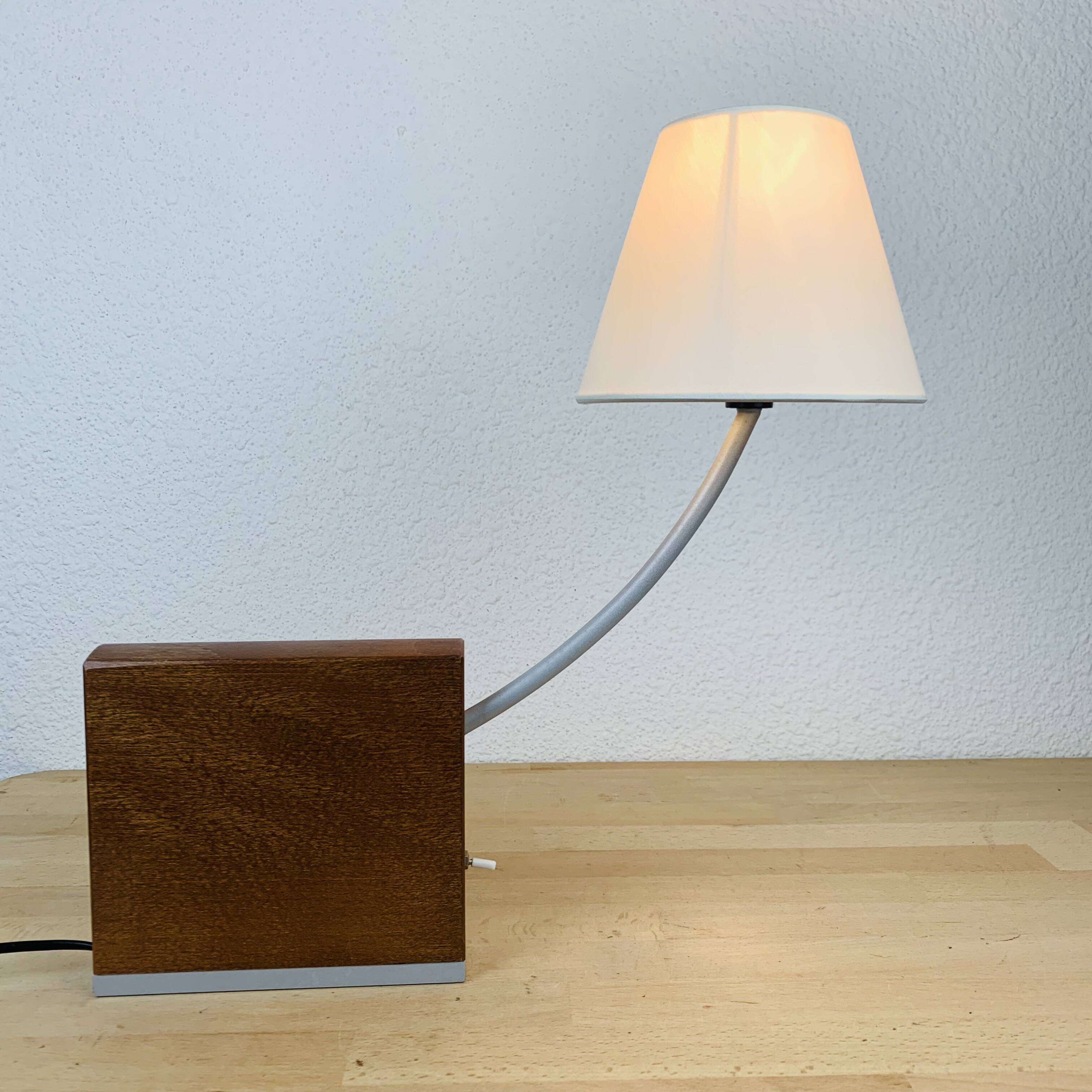 Vintage Ligne Roset teak lamp