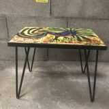 Colorful ceramic coffee table