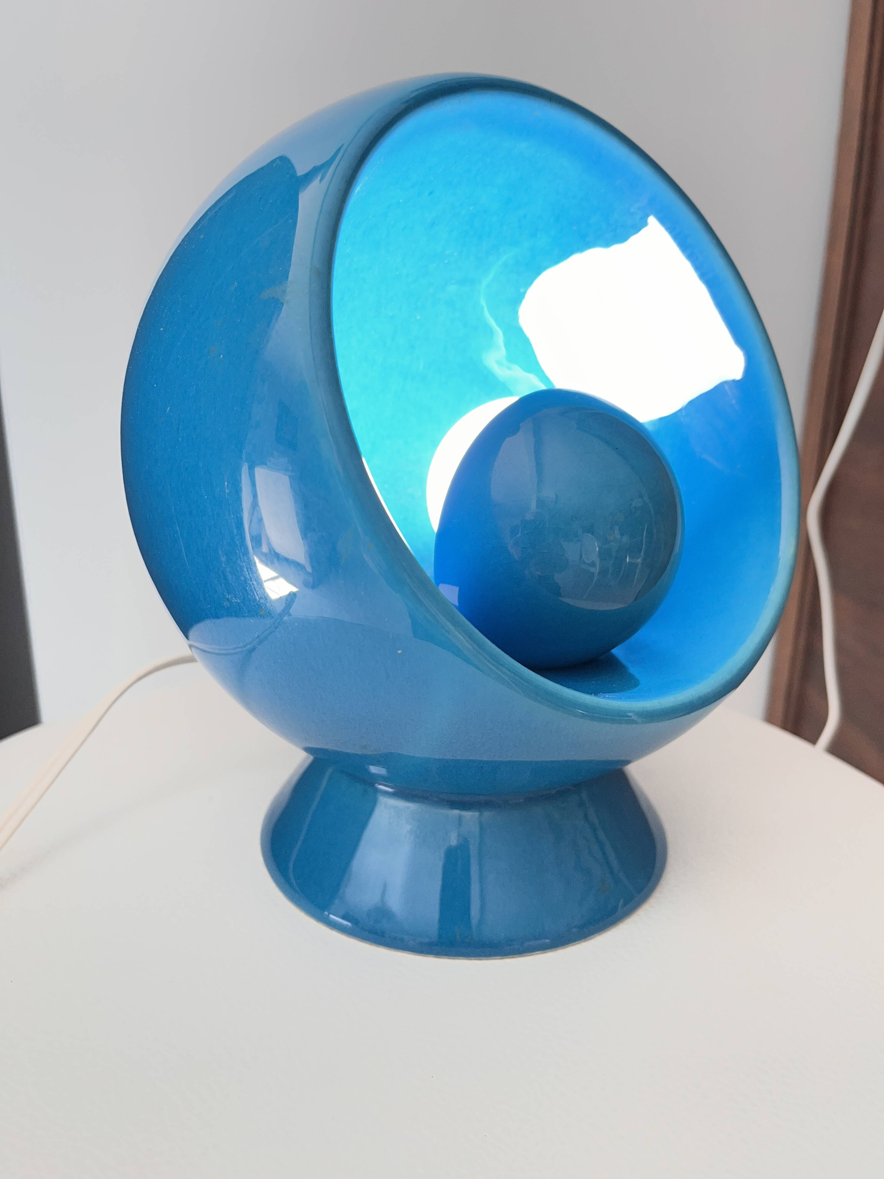 SC3 ceramic lamp Marcello Cueno 1960