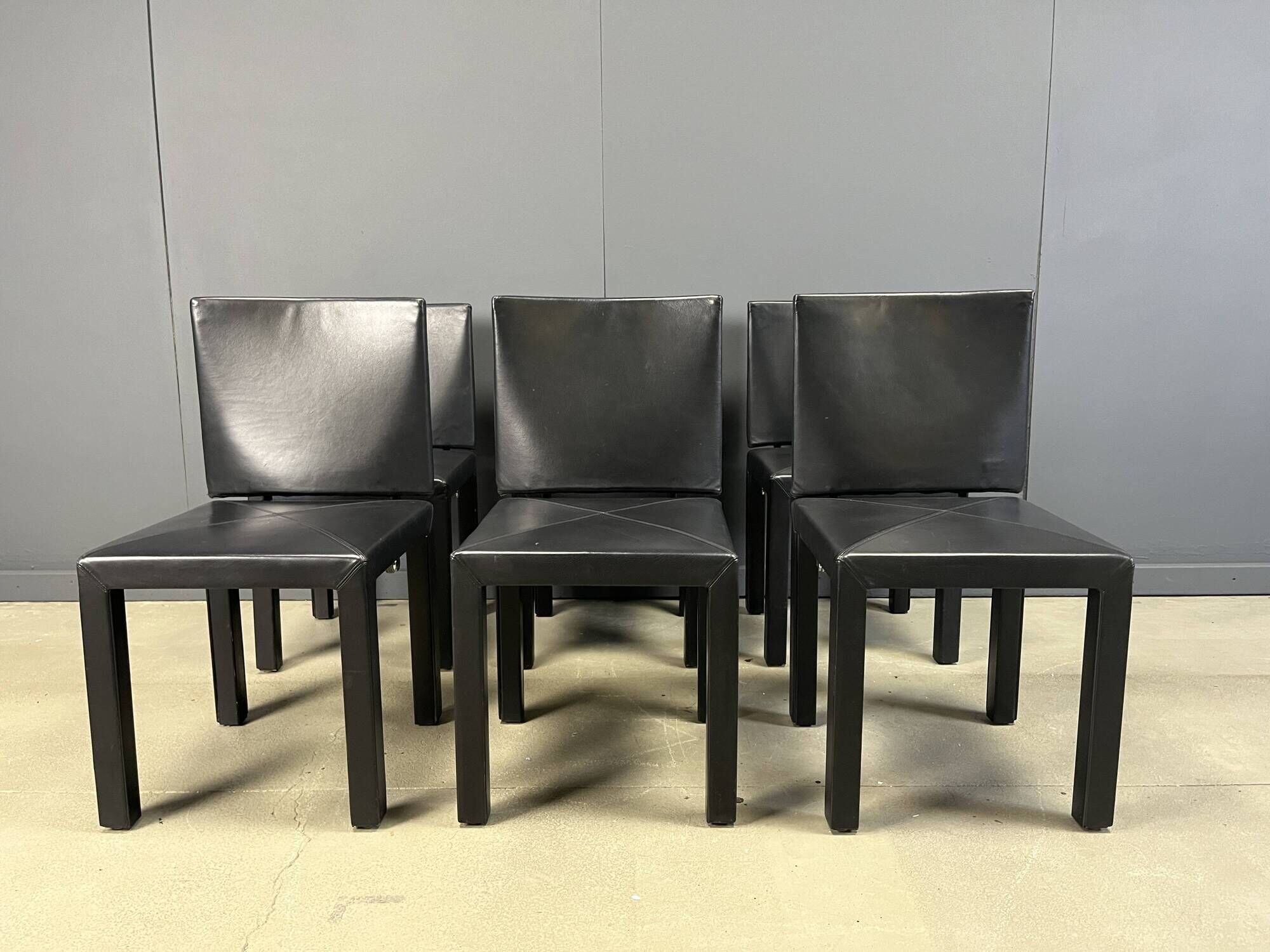 Arcadia dining chairs by Paolo Piva for B& B Italia set of 6