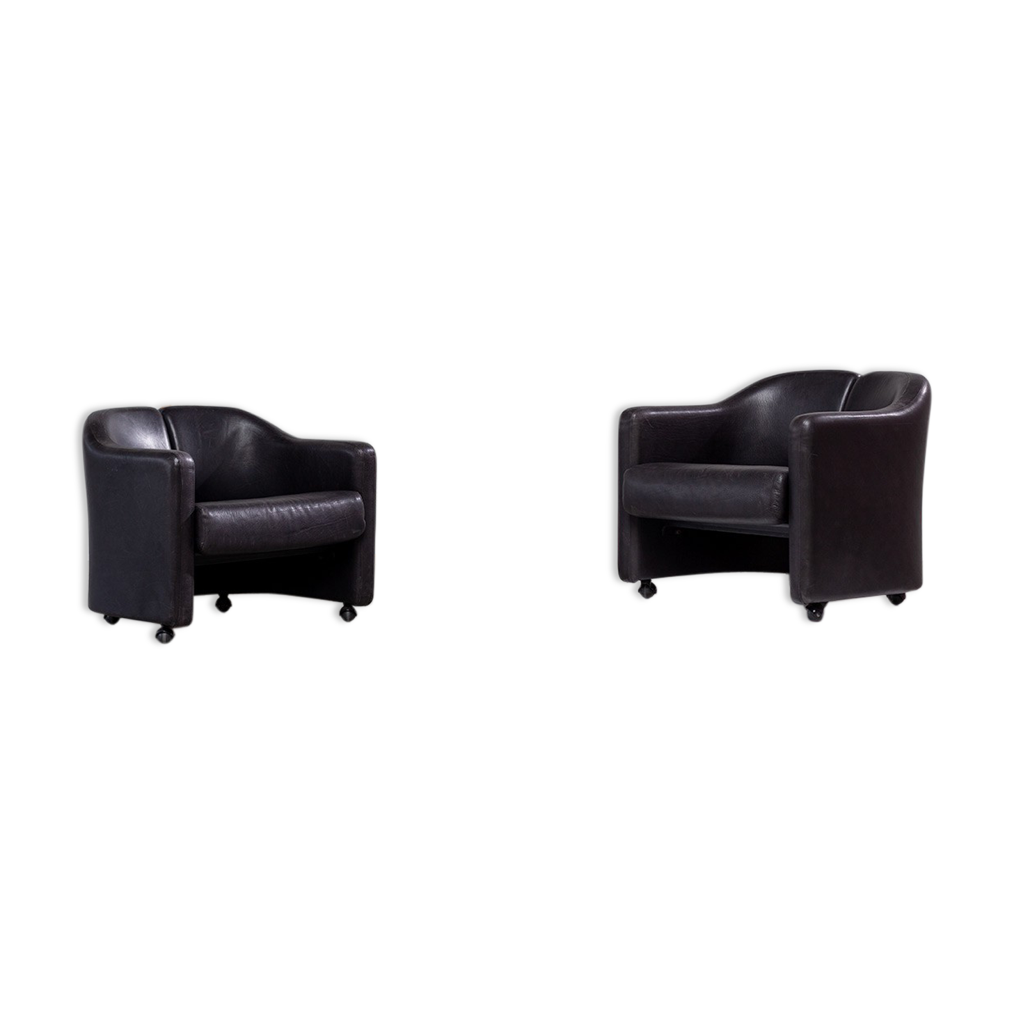 Eugenio Gerli two lounge chair from the 142 Tecno 1960 series