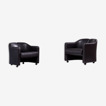 Deux fauteuils Eugenio Gerli de la série 142 Tecno 1960