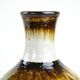 Ceramic vase with drip glaze, German pottery from the 1970s