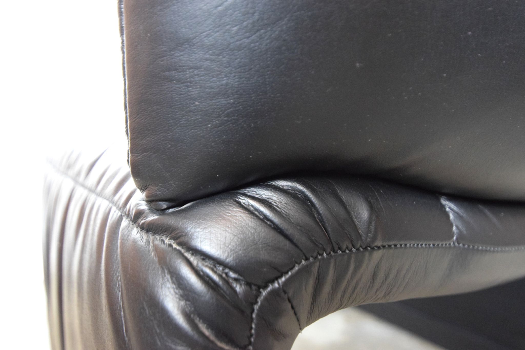 Fauteuil skaï vintage 1970