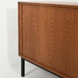 Scandinavian Teak Sideboard with Tambour Door