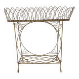 Painted metal planter