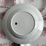 Set of 8 hollow plates - Onnaing Moisson Terre de fer