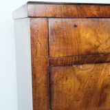 Empire chest of drawers with four drawers of mahogany, 1840s