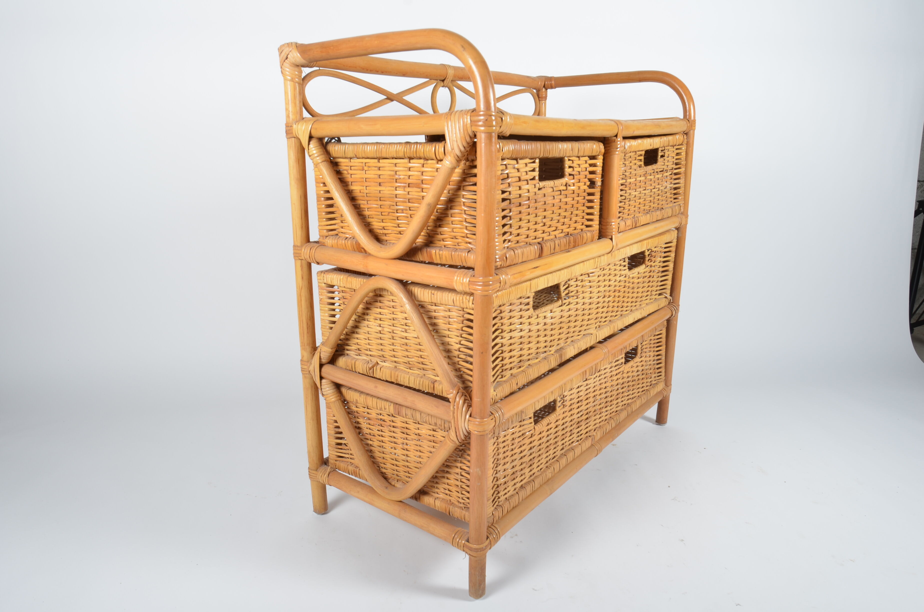 Rattan dresser