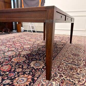 Classic English Eichholtz Campaign Writing Desk