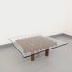 Vintage Italian square coffee table Kyoto by Gianfranco Frattini for Knoll