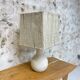 Lampe pierre blanche