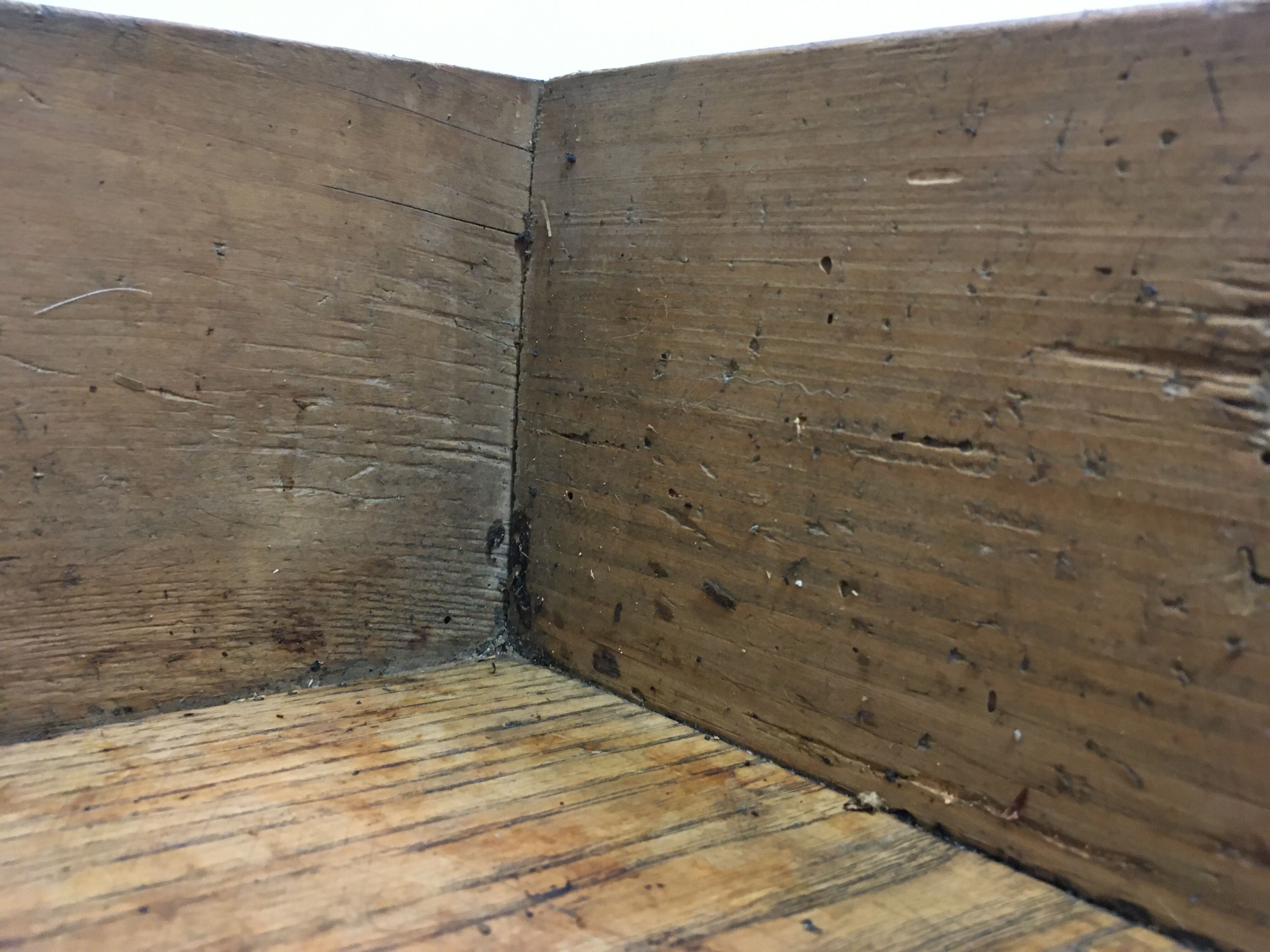 Butcher's log tray old grocery store