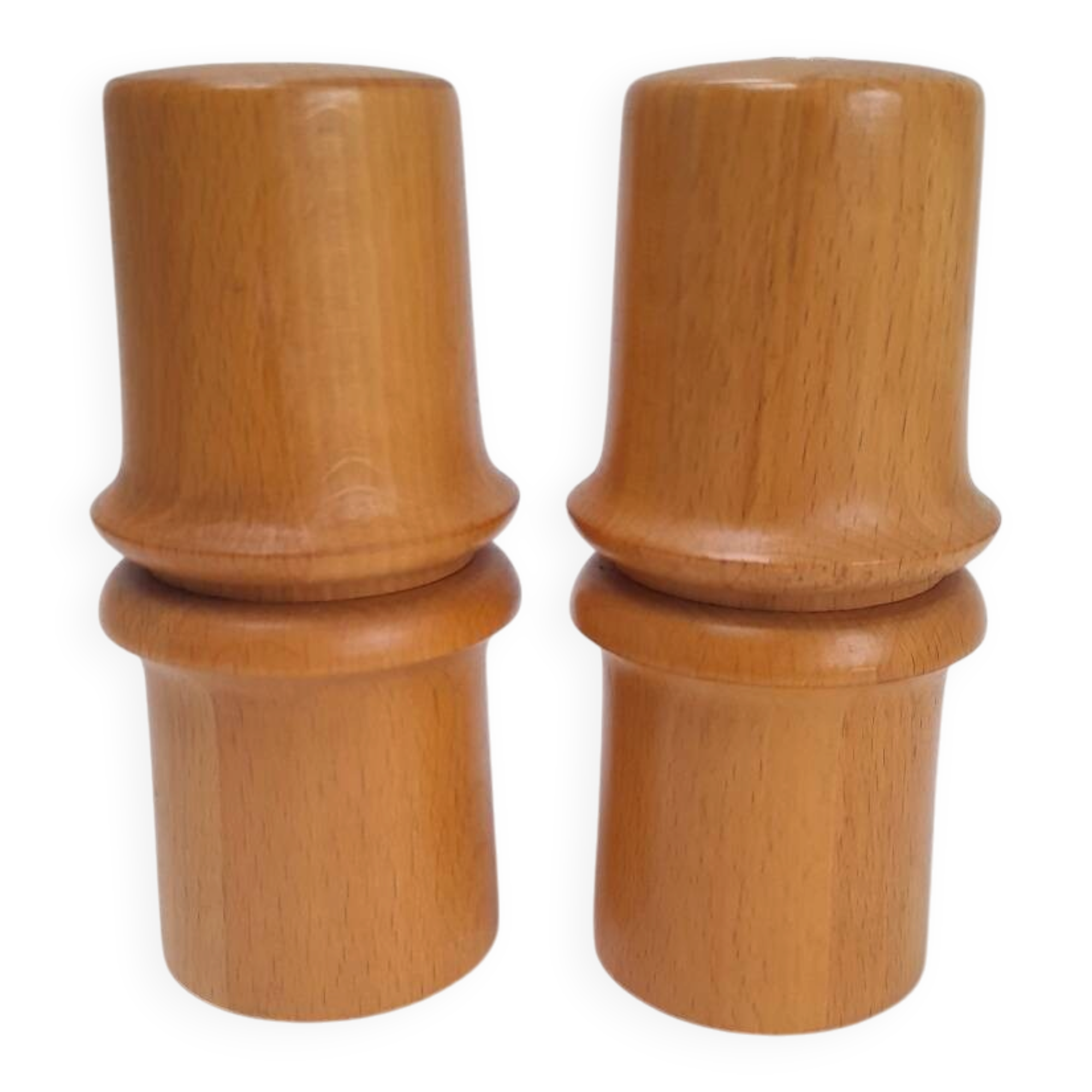 Pair of Nissen Denmark salt and pepper mills