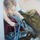 Painting oil on canvas female nude