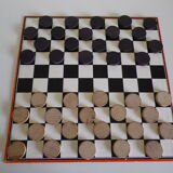 Old suitcase of board games, 7 games, - Rachez Paris -