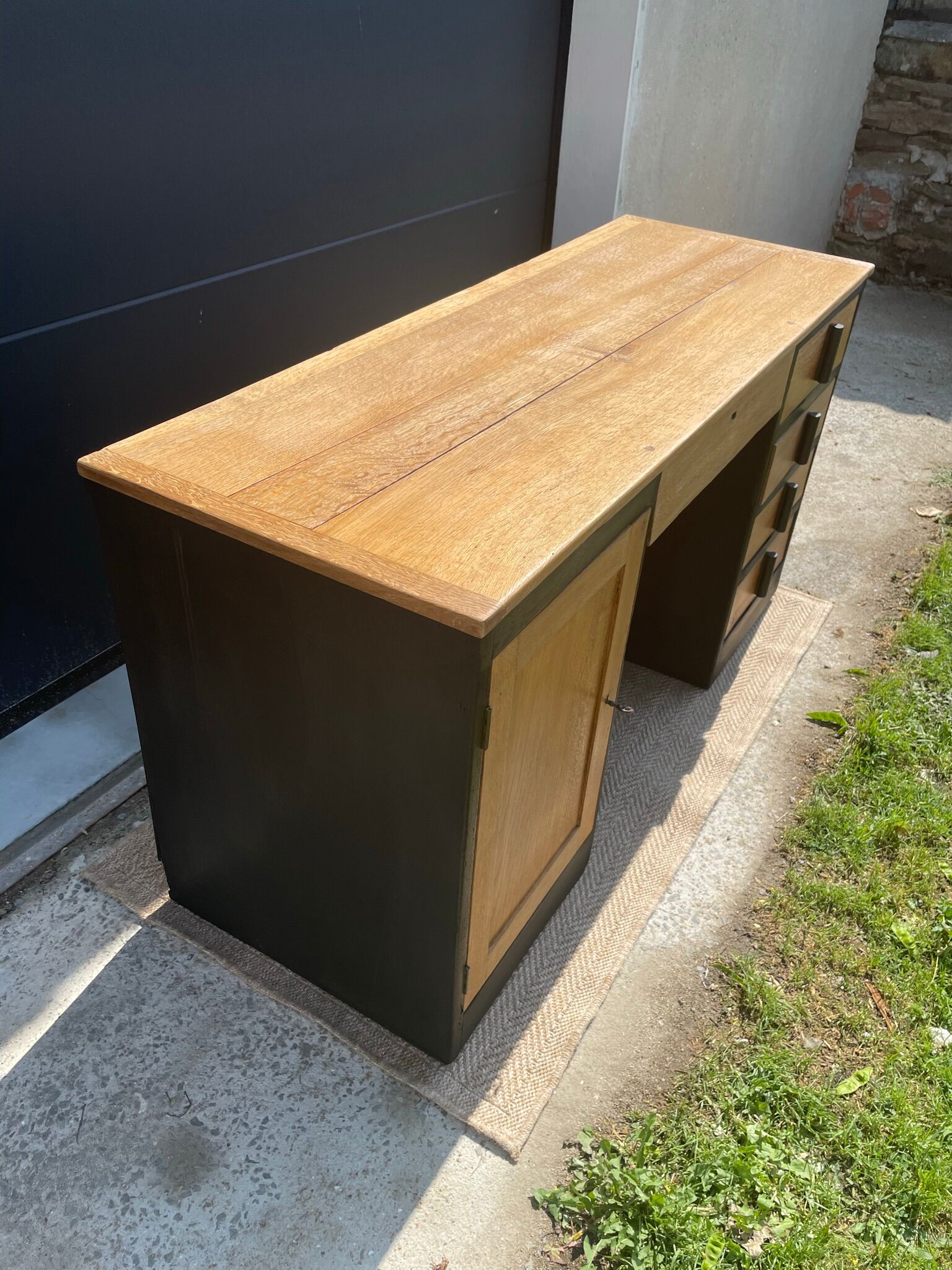 Restored oak desk