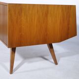 Walnut Executive Desk – 1960s Mid-Century Design Office Table