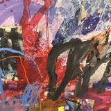 Very large contemporary canvas - thibaut de reimpré