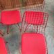 Suite de 10 chaises en métal