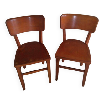 Pair of THONET style chairs