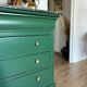 Commode Louis Philippe bois massif plateau marbre