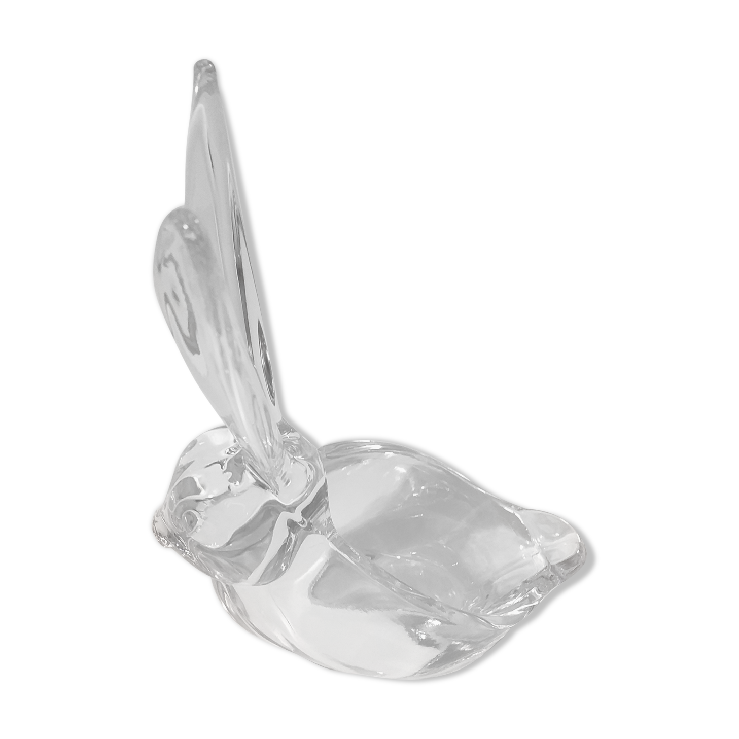 Art Vannes France crystal ashtray
