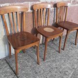 Luterma bistro chairs (Monobloc system, set of 3)