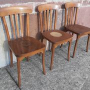 Chaises bistrot Luterma (système Monobloc, lot de 3)