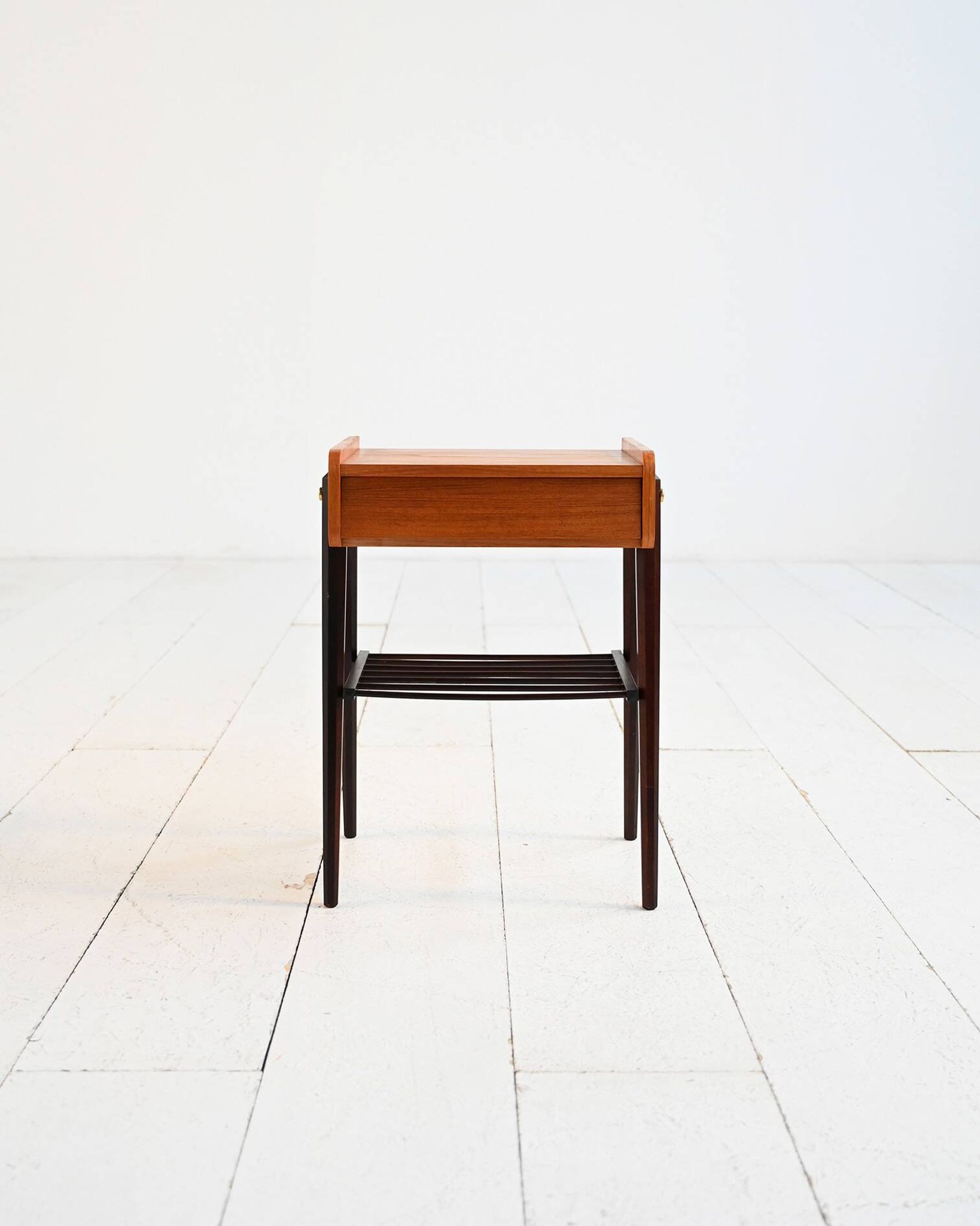 1960s oak TV stand by Arne Wahl Iversen