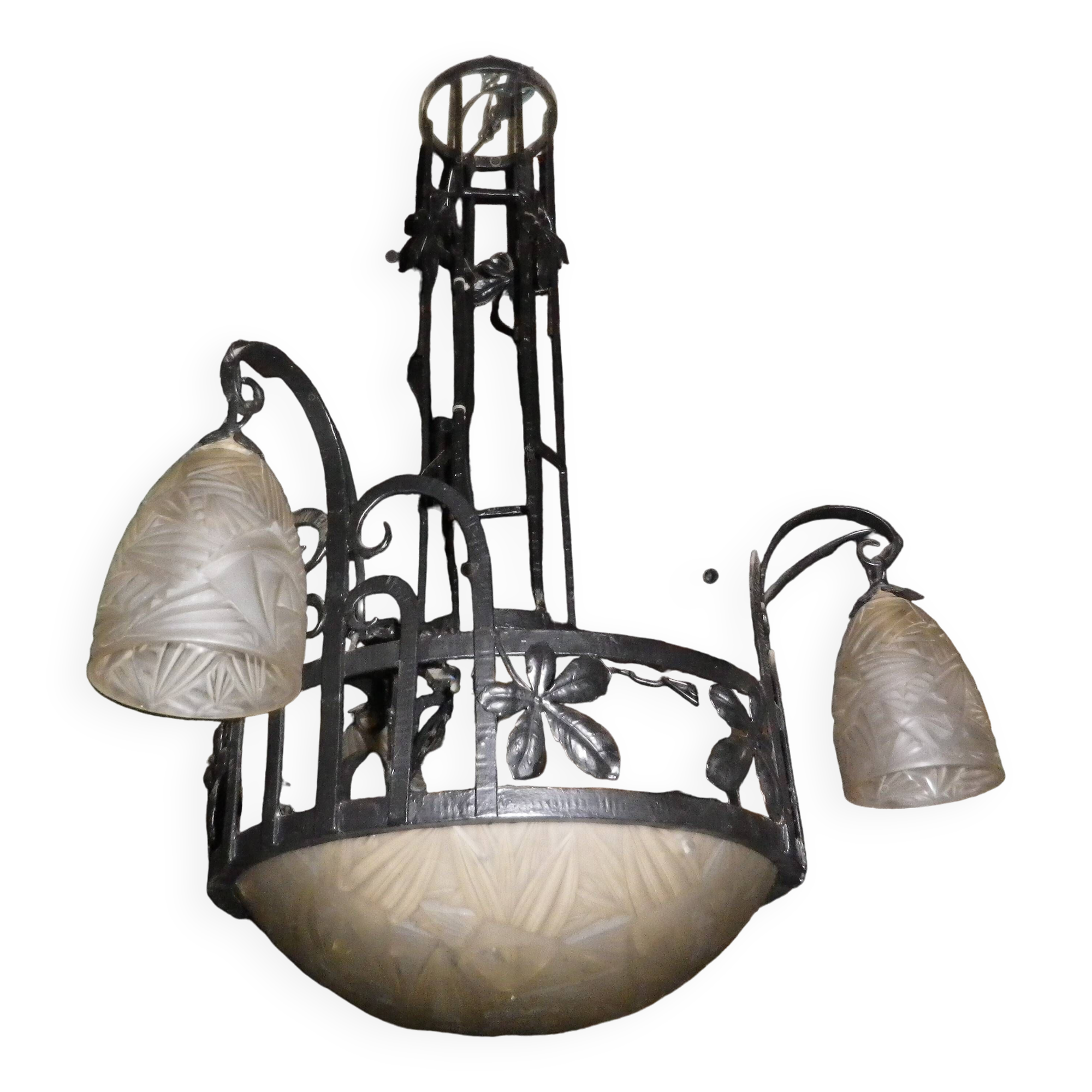 art deco chandelier