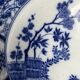 Creil Montereau, small plate decorated in Japanese style, late 19th century.