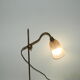 Art-deco lamp articulated brass glass paste