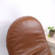 Leren Nonna fauteuil à bascule Paul Tuttle, Strässle, fauteuil à bascule